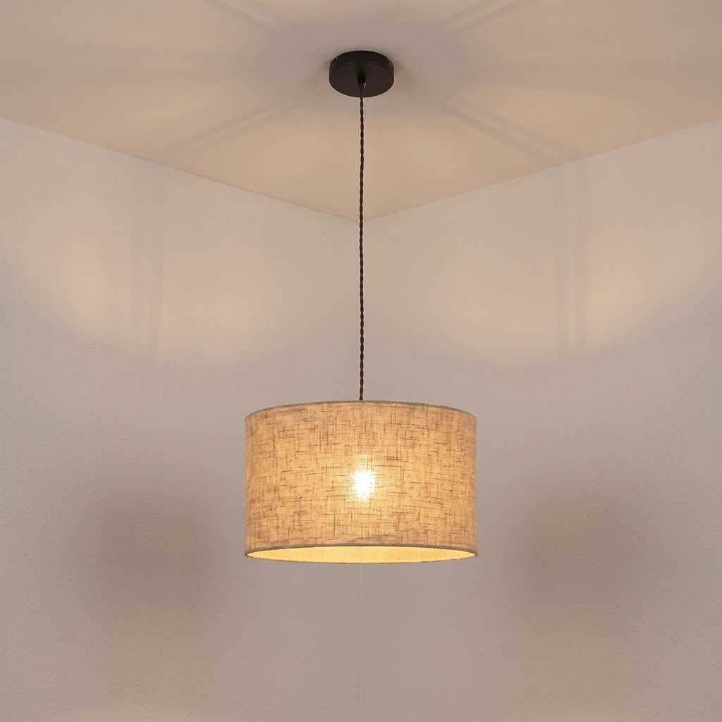 Suspension moderne en tissu